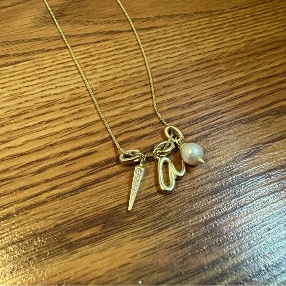 Kendra Scott Letter Charm necklace NWT - Picture 1 of 4